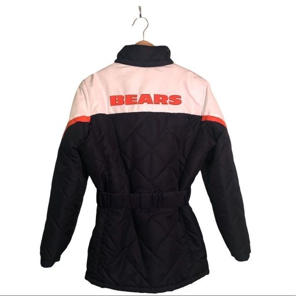 NWOT NFL Chicago Bears Parka Puffer Coat S - Picture 2 of 6
